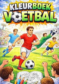 Kleurboek, voetbal -  H. Mourits (ISBN: 9789465382876)