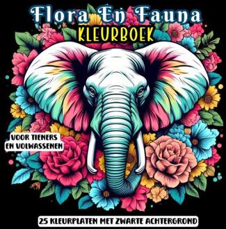 Kleurboek voor Tieners en Volwassenen - Flora en Fauna -  Kleurboek Shop (ISBN: 9789403746395)