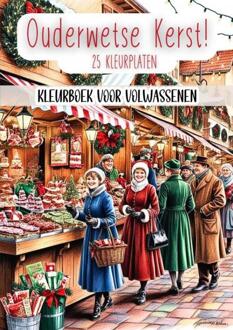Kleurboek voor Volwassenen - Ouderwetse Kerst! -  Kleurboek Shop (ISBN: 9789403772134)