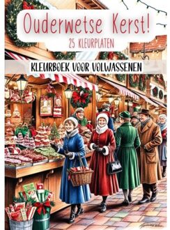 Kleurboek Voor Volwassenen - Ouderwetse Kerst! - Kleurboek Shop