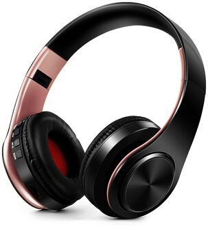 kleuren draadloze Bluetooth hoofdtelefoon stereo headset muziek headset over de oortelefoon met microfoon voor iphone sumsamg roos goud zwart