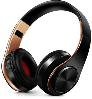 kleuren draadloze Bluetooth hoofdtelefoon stereo headset muziek headset over de oortelefoon met microfoon voor iphone sumsamg zwart goud