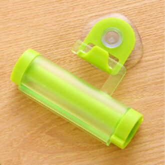 Kleuren Haak Plastic Rolling Tube Squeezer Nuttig Tandpasta Dispenser Badkamer Tandpasta Houder Badkamer Accessoires groen