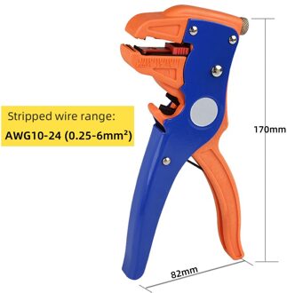 Kleuren HS-D1 D2 Automatische Wire Stripper Krimptang Multifunctioneel Handgereedschap Verstelbare Kabel Cutter 0.2-6mm2 AWG24-10 700D