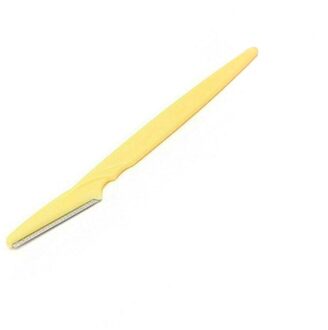 Kleuren Meisjes Wenkbrauw Nette Mes Wenkbrauw Trimmer Mes Wenkbrauw Make Vrouwen Gezicht Make-Up Tool Wenkbrauw Ontharing Tool geel