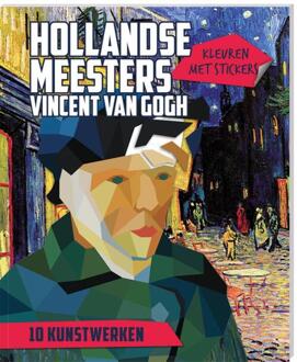 Kleuren met Stickers - Hollandse Meesters: Vincent van Gogh - (ISBN: 9789464329100)