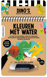 Kleuren met water - Dino's