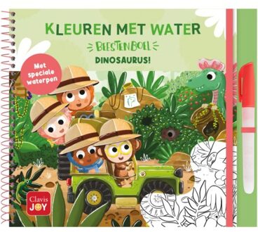 Kleuren Met Water Dinosaurus - Beestenboel - Federico Van Lunter