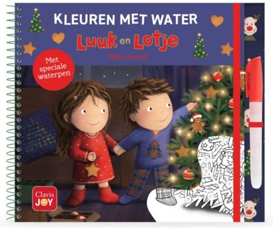 Kleuren Met Water Het Is Kerst Met Luuk En Lotje - Luuk En Lotje - Ruth Wielockx