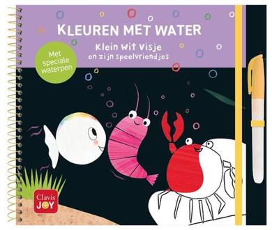 Kleuren met water. Klein wit visje en zijn speelvriendjes -   (ISBN: 9789044858860)