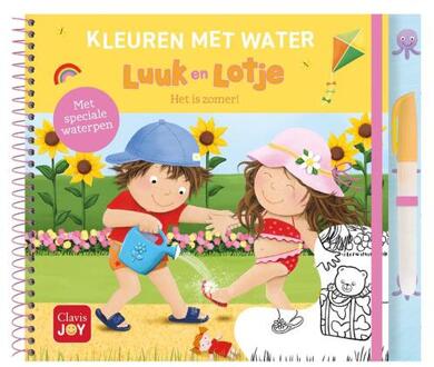 Kleuren met water. Luuk en Lotje. Het is zomer! -   (ISBN: 9789044858877)
