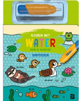 Kleuren Met Water Voor De Kleintjes: Babydieren - Kleuren Met Water