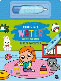Kleuren met water voor de kleintjes: Eerste woordjes - (ISBN: 9789403243276)