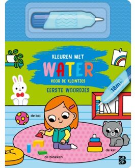 Kleuren Met Water Voor De Kleintjes: Eerste Woordjes - Kleuren Met Water