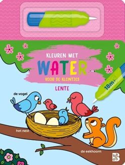 Kleuren met water voor de kleintjes: Lente -   (ISBN: 9789403244358)