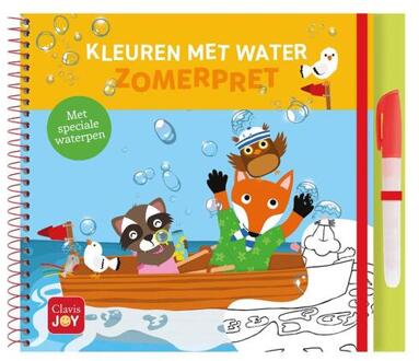 Kleuren met water. Zomerpret -   (ISBN: 9789044858891)