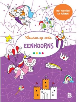 Kleuren Op Code: Eenhoorns / 3+ - Kleur En Ontdek