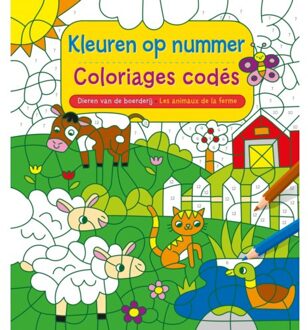 Kleuren Op Nummer / Les Animaux De La Ferme - Coloriages Codés - Dieren Van De Boerderij