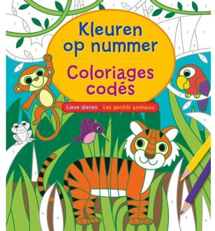 Kleuren op nummer - Lieve dieren