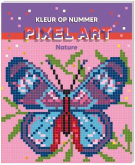 Kleuren op nummer - Pixel art - Nature -   (ISBN: 9789464326611)