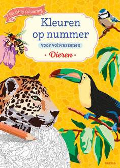 Kleuren op nummer voor volwassenen Dieren - (ISBN:9789044760064)