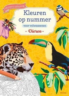 Kleuren op nummer voor volwassenen Dieren - (ISBN:9789044760064)