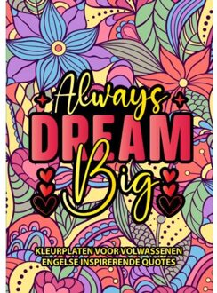 Kleurplaten Voor Volwassenen - Engelse Inspirerende Quotes - Kleurboek Shop