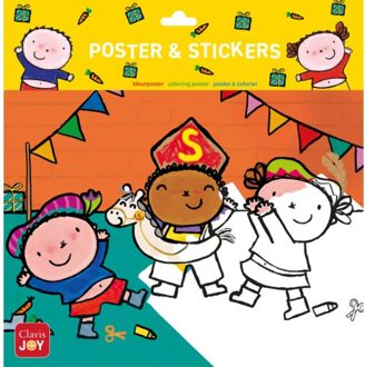 Kleurposter Karel En Kaatje Spelen Sinterklaas