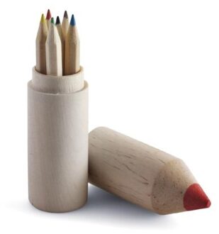 Kleurpotloden in potlood