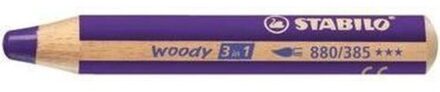 Kleurpotlood Stabilo Woody 880 3 In 1 Violet