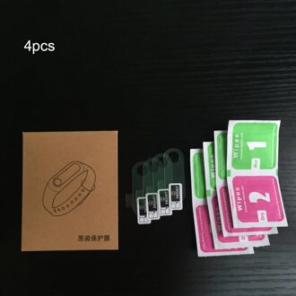 Kleurrijke Accessoires Pulseira Strap Vervanging Siliconen Wriststrap Voor Mi4 Slimme Armband Polsband 4stk