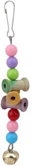 Kleurrijke Bells Papegaaien Speelgoed Vogel Accessoires Voor Huisdier Speelgoed Swing Stand Budgie Parkiet Kooi Afrikaanse Grey Vogel Speelgoed Parkiet 795029