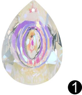 Kleurrijke Crystal Hanger Ab-Kleur Kristallen Prisma Diy Kroonluchter Onderdelen Tuin Decor Opknoping Voor Windows Decoratie 1