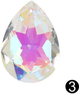 Kleurrijke Crystal Hanger Ab-Kleur Kristallen Prisma Diy Kroonluchter Onderdelen Tuin Decor Opknoping Voor Windows Decoratie 3