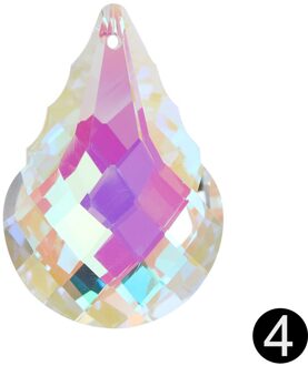 Kleurrijke Crystal Hanger Ab-Kleur Kristallen Prisma Diy Kroonluchter Onderdelen Tuin Decor Opknoping Voor Windows Decoratie 4