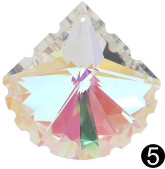 Kleurrijke Crystal Hanger Kroonluchter Onderdelen Ab-Kleur Tuin Decor Voor Windows Decoratie Diy Opknoping Kristallen Prisma Home Decor 5