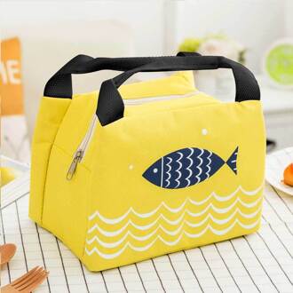 Kleurrijke Draagbare Lunch Tas Thermische Geïsoleerde Lunch Box Tote Koeltas Bento Pouch Lunch Container School Voedsel Picknickzakken 1