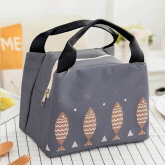 Kleurrijke Draagbare Lunch Tas Thermische Geïsoleerde Lunch Box Tote Koeltas Bento Pouch Lunch Container School Voedsel Picknickzakken 4