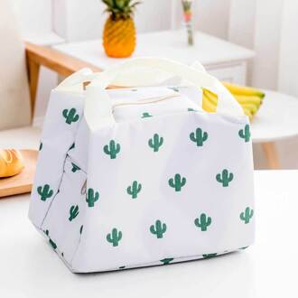 Kleurrijke Draagbare Lunch Tas Thermische Geïsoleerde Lunch Box Tote Koeltas Bento Pouch Lunch Container School Voedsel Picknickzakken 6