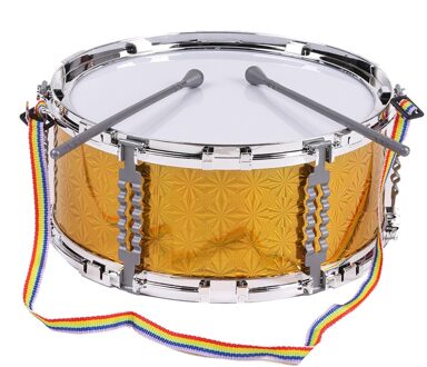 Kleurrijke Drum Speelgoed Jazz Snare Drum Musical Toy Percussie Instrument Met Drumstokken Band Voor Kinderen Kids Rood/Blauw/Goud