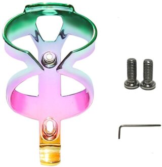 Kleurrijke Fiets Waterfles Houder Hoge Sterkte Regenboog Mtb Racefiets Bidonhouder Fietsen Accessoires groen