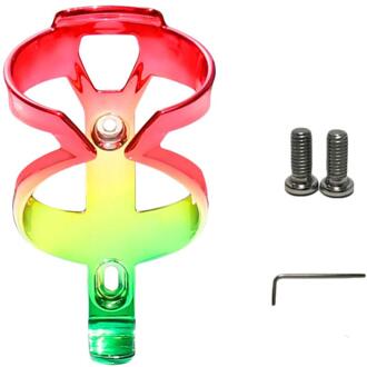 Kleurrijke Fiets Waterfles Houder Hoge Sterkte Regenboog Mtb Racefiets Bidonhouder Fietsen Accessoires Rood