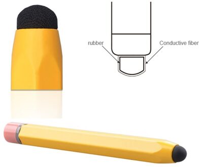 Kleurrijke Gele Kleur Capacitieve Touchscreen Voor IPad Telefoon Tablet Tekening Stylus Schrijven Tekening Pen