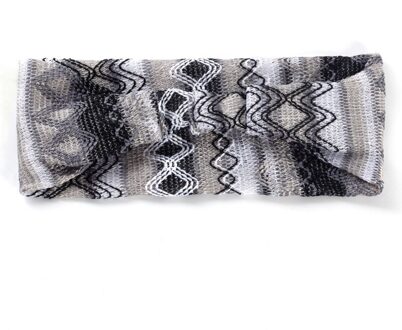 Kleurrijke Gestreepte Etnische Dames Haarband Vintage Cross Knoop Elastische Haarbanden Bandana Meisjes Haarbanden Haar Accessoires 1