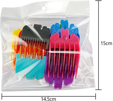 Kleurrijke Gids Kam Meerdere Maten Metalen Limited Kammen Tondeuse Snijgereedschap 1.5/3/4.5/6/10/13/16/19/22/25Mm