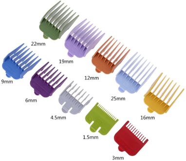 Kleurrijke Gids Maten Kam Meerdere Maten Metalen Limited Kammen Tondeuse Tool