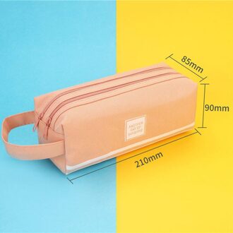 Kleurrijke Grote Capaciteit Potlood Gevallen Zakken Creatieve Korea Stof Pen Bag Box Pouch Case Voor School Kantoorbenodigdheden Supplies