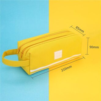 Kleurrijke Grote Capaciteit Potlood Gevallen Zakken Creatieve Korea Stof Pen Bag Box Pouch Case Voor School Kantoorbenodigdheden Supplies