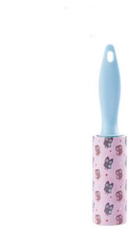 Kleurrijke Kleding Jas Sticky Lint Roller Hond Pet Hair Lint Remover Stof Scheerapparaat Remover Mini Schoonmaken Apparaat Lint Borstel blauw