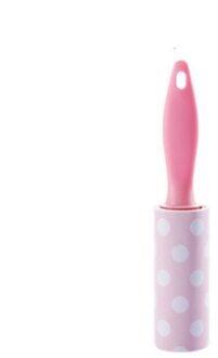 Kleurrijke Kleding Jas Sticky Lint Roller Hond Pet Hair Lint Remover Stof Scheerapparaat Remover Mini Schoonmaken Apparaat Lint Borstel roze
